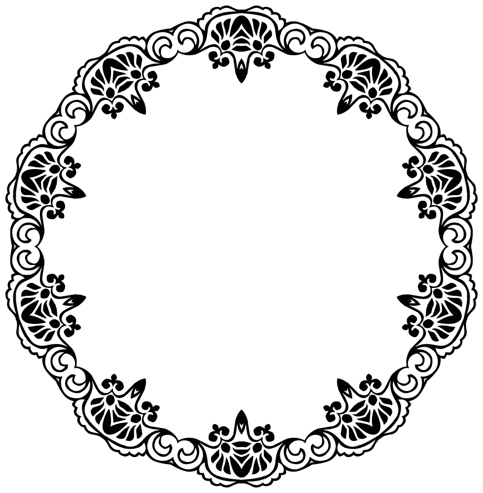 OnlineLabels Clip Art - Vintage Frame Extended 2